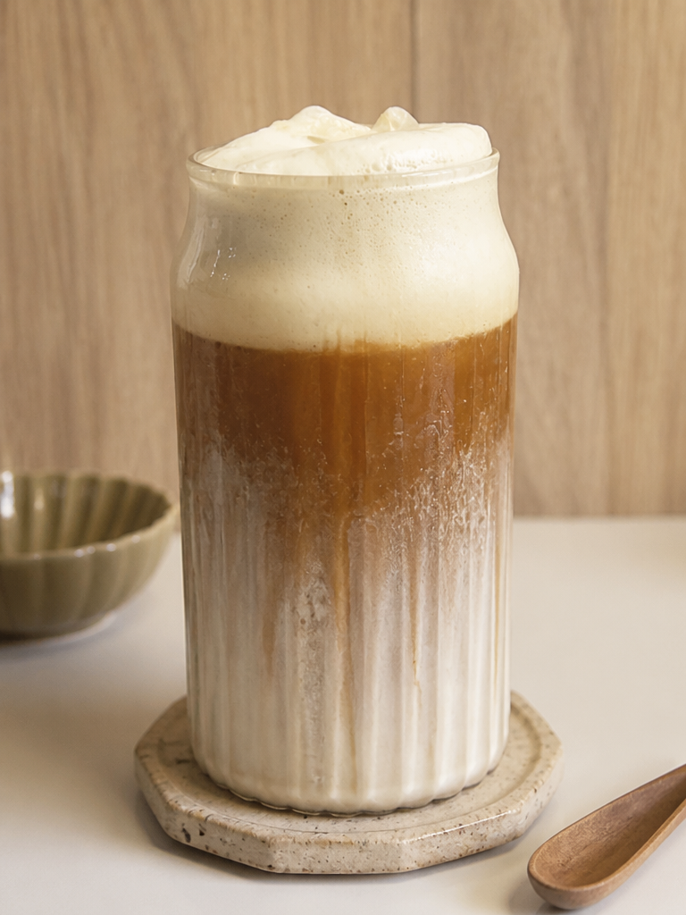 Receta de Latte de Mantequilla de Maní