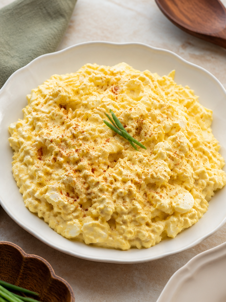 Fácil receta de ensalada de huevo cetogénica