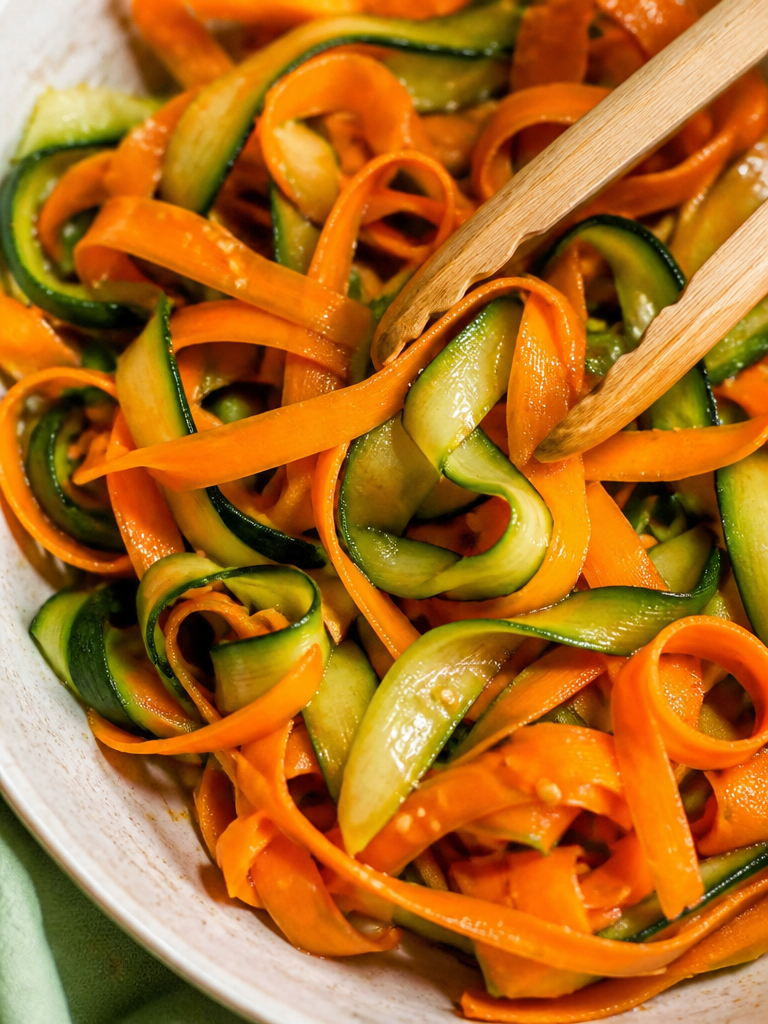 Crispy Cucumber and Carrot Salad Asian Style