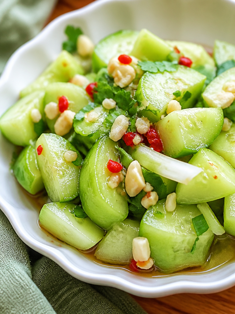 Ensalada de pepino tailandesa