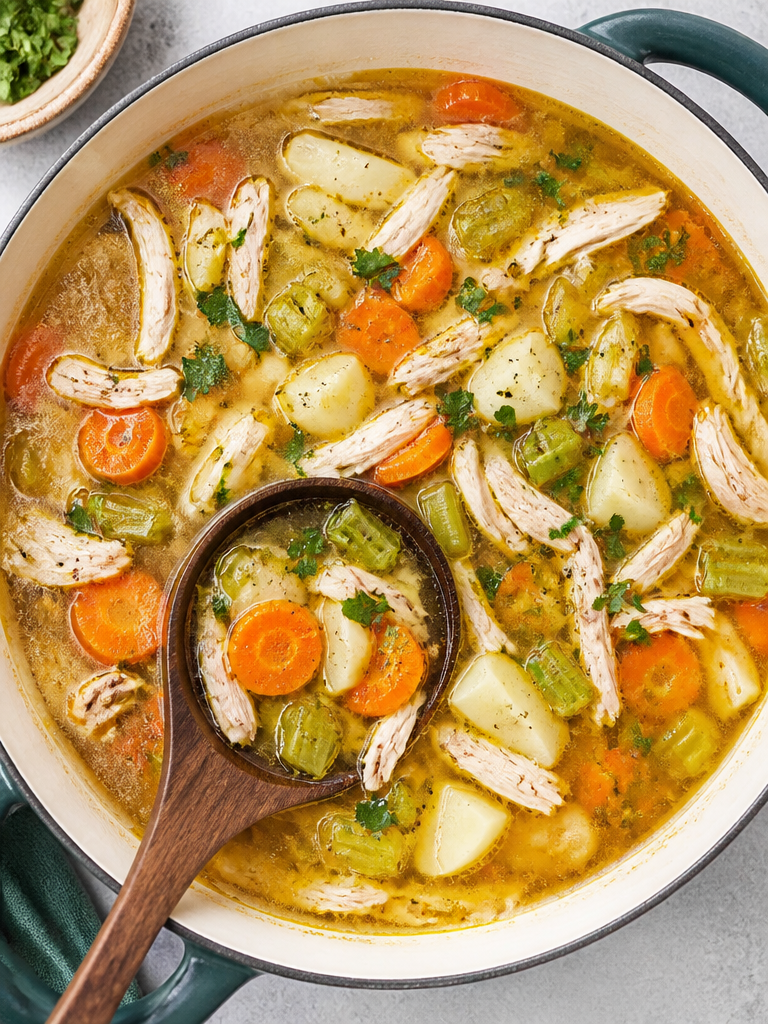 Mejor Receta de Sopa de Pollo Casera