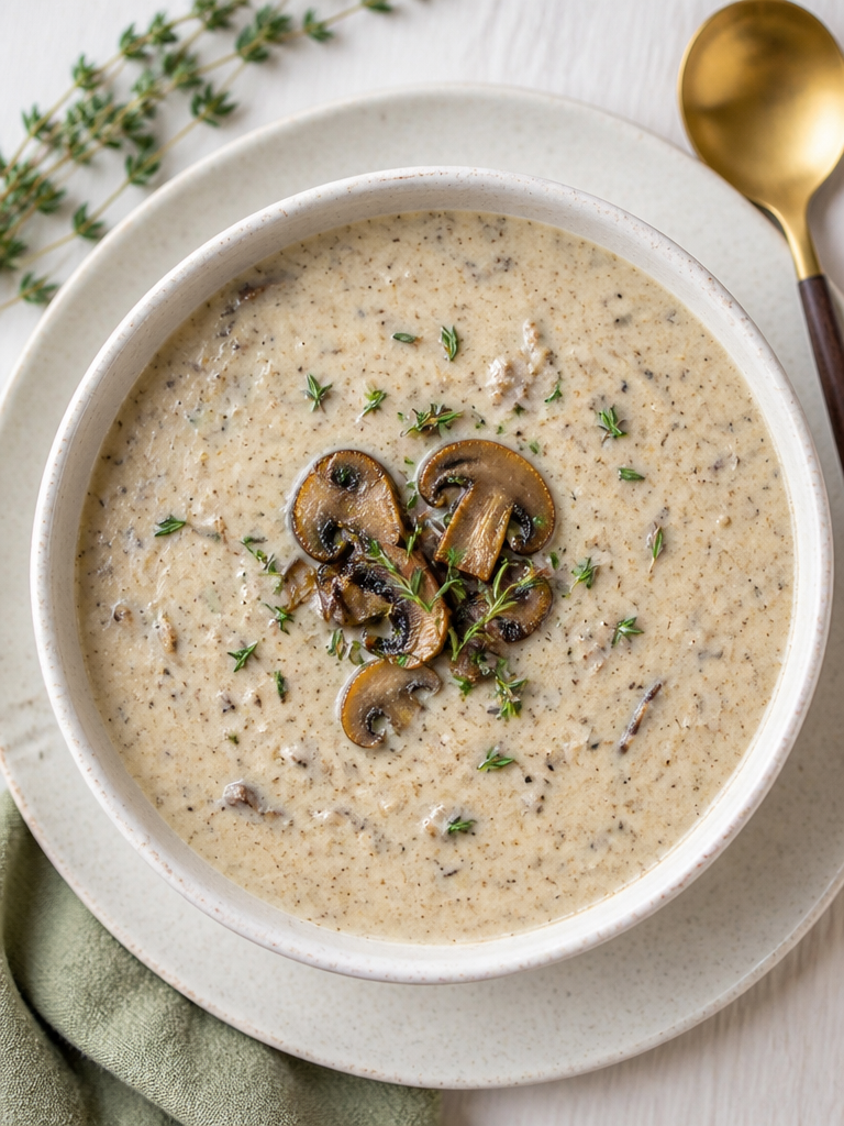 Crema de Champiñones