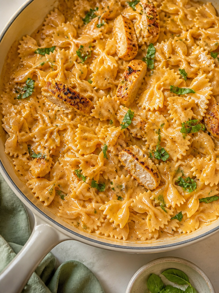 Rica y Cremosa Pasta de Pollo Cásame