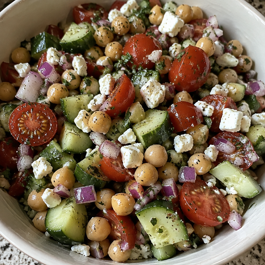 Chickpea Cucumber Salad (The Only Recipe You Need)