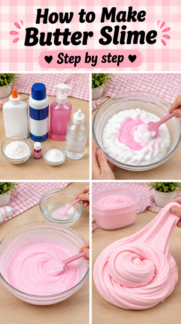 How to make butter slime