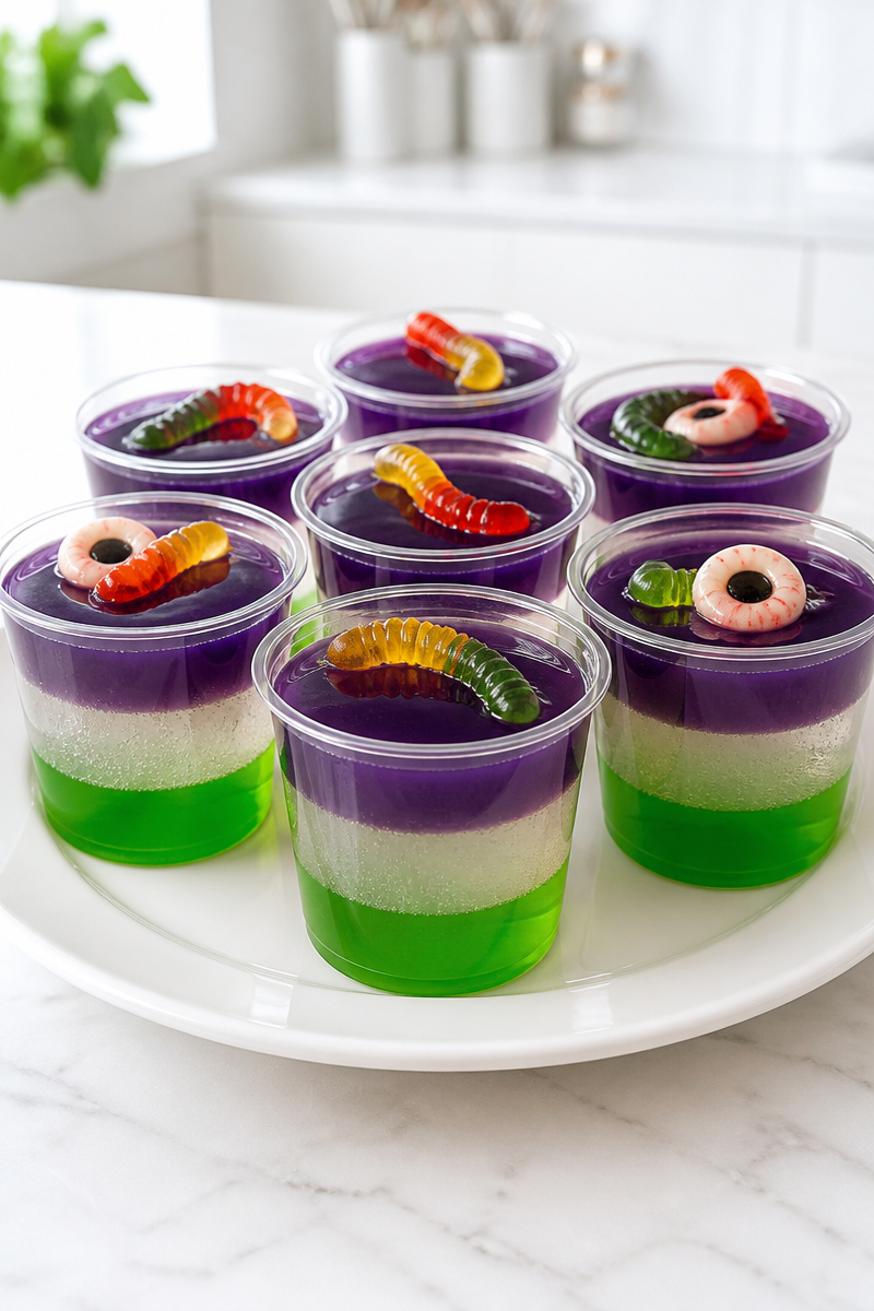 Specimen Jar Layered Gelatin Cup