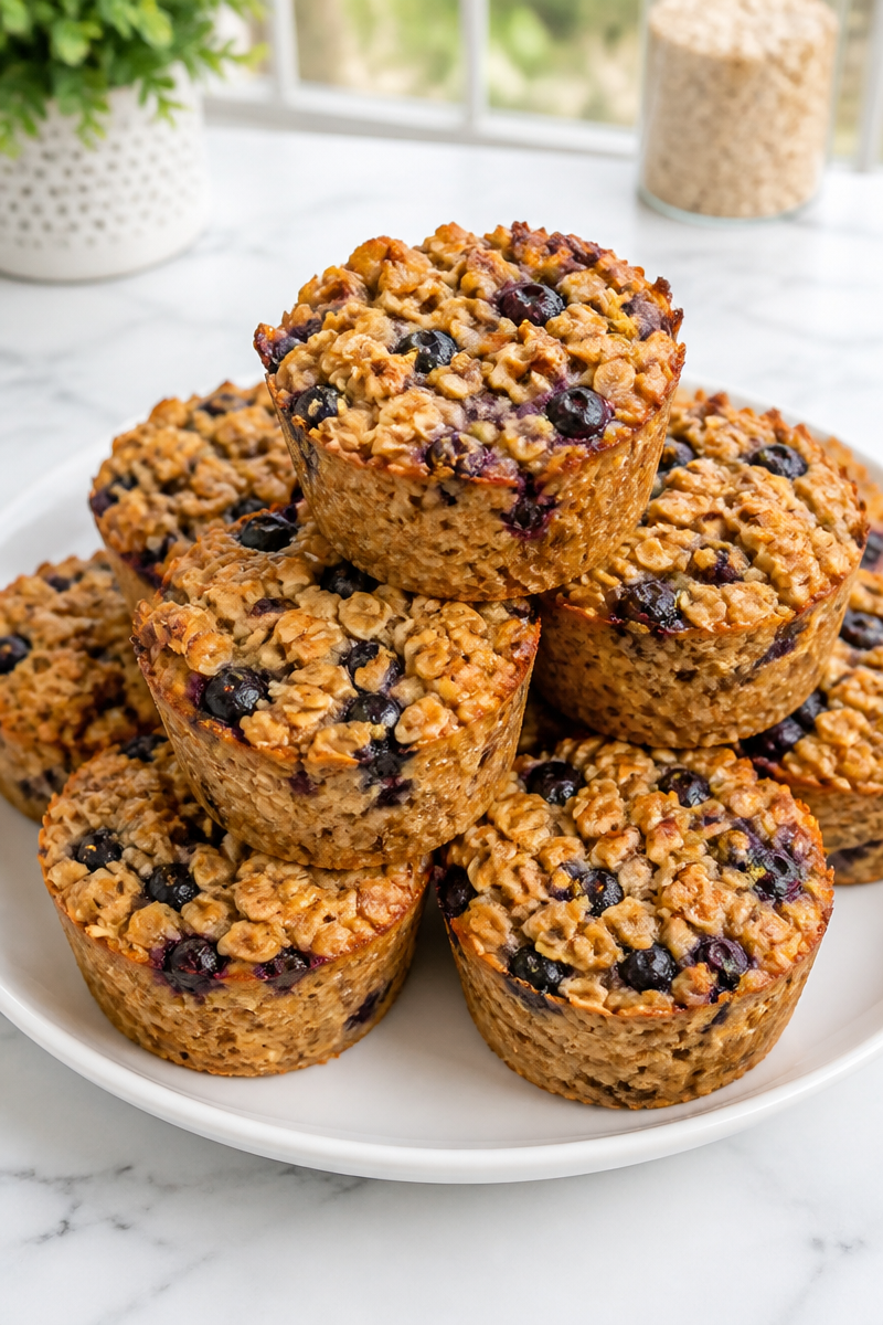 Make Ahead Breakfast Oatmeal Cup