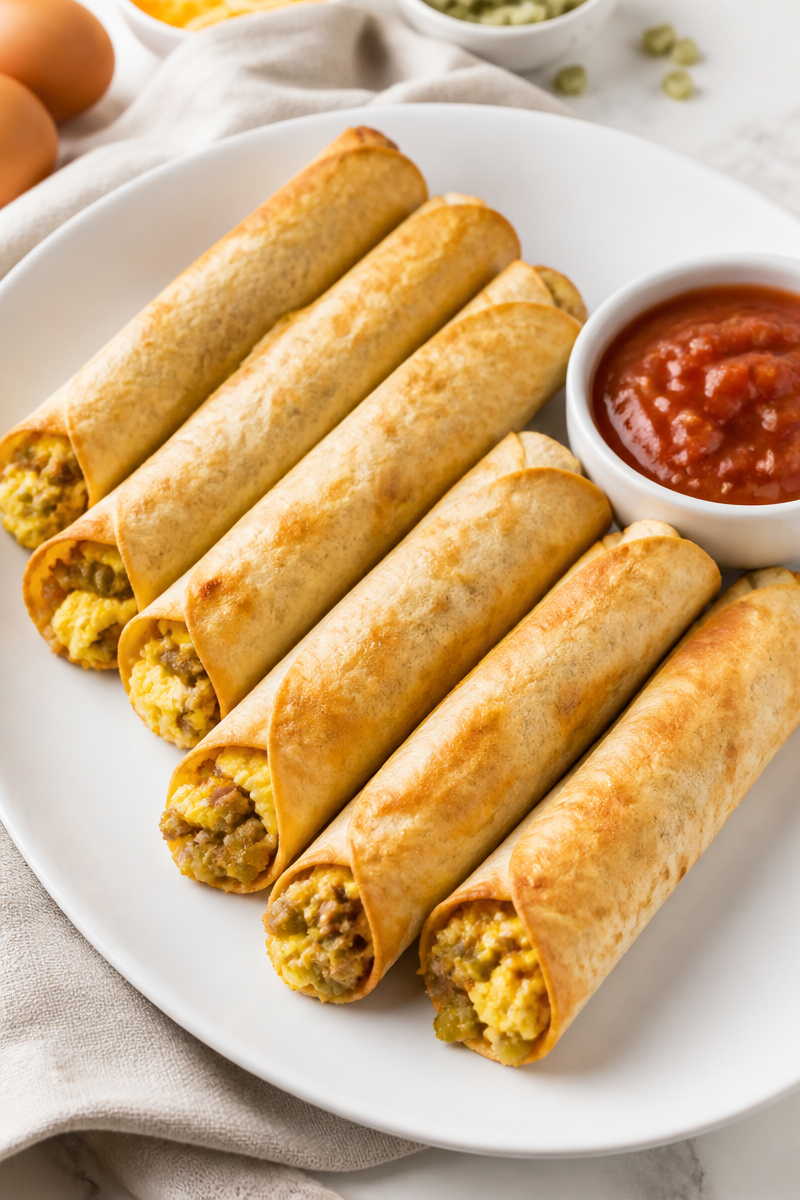 Copycat Gas Station Breakfast Taquito