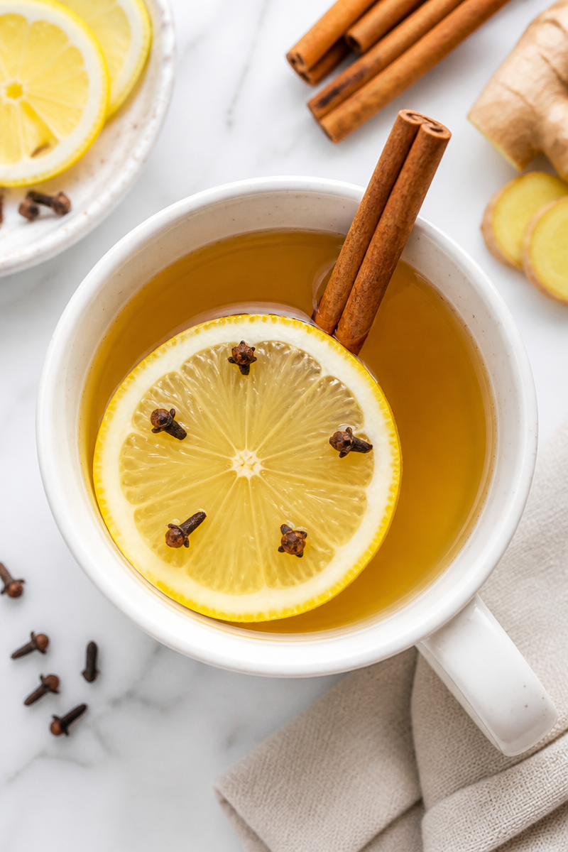 Holiday Spiced Hot Toddy Cocktail