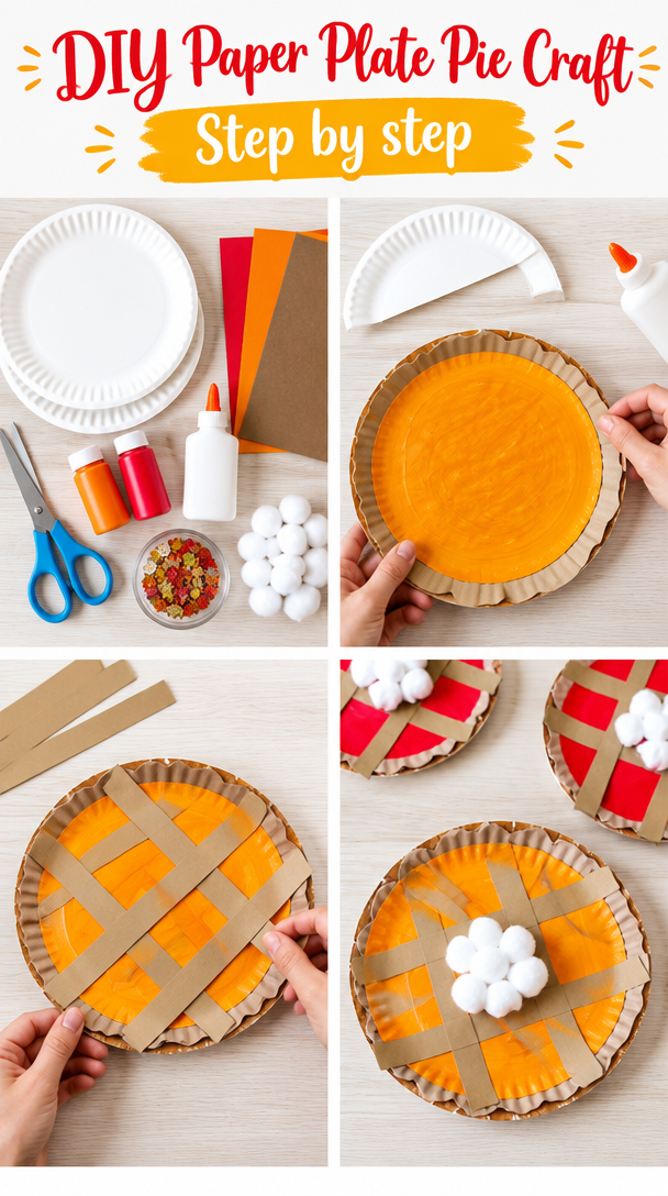 Paper Plate Pie Craft