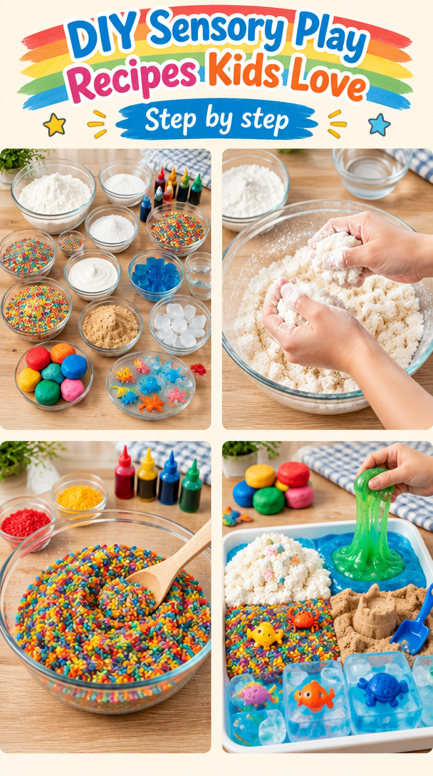 Sensory Play Made Simple: 10 Easy DIY Recipes Kids Love