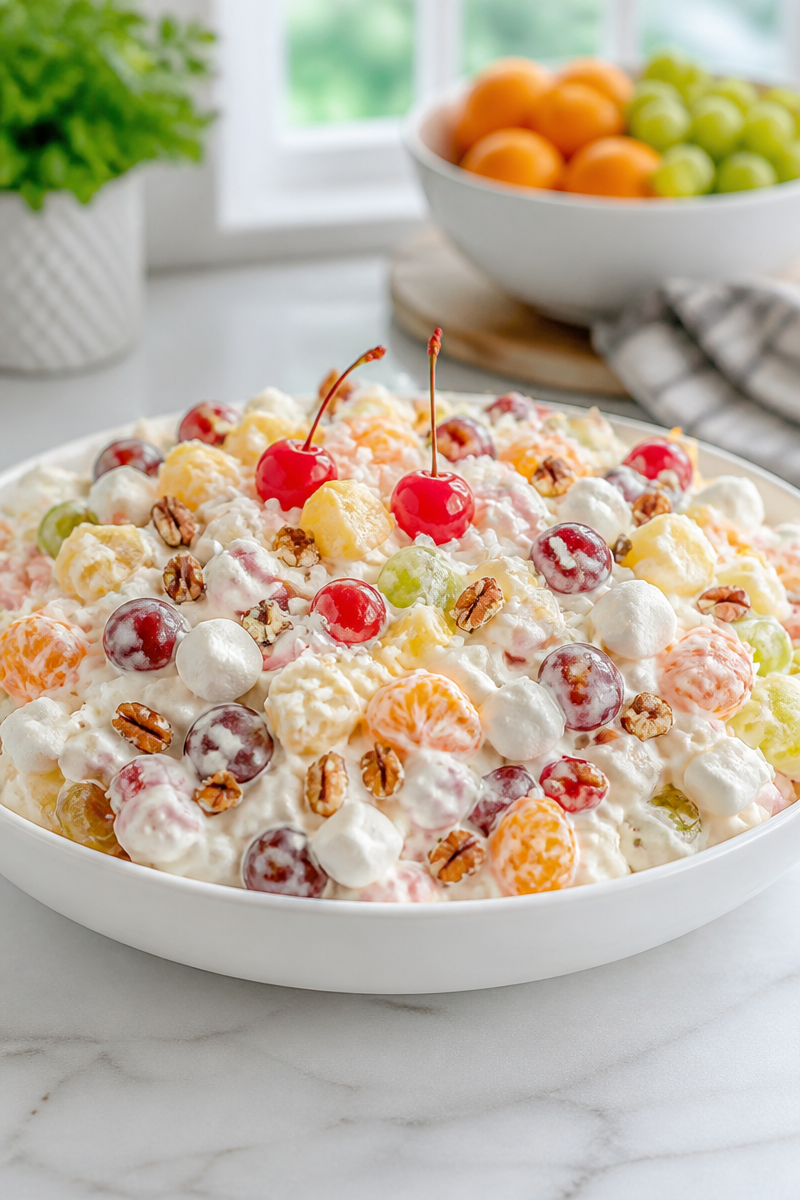 Classic Southern Ambrosia Fruit Salad