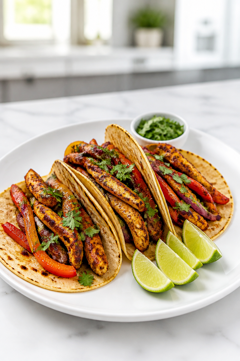 Sheet Pan Chicken Fajita Dinner