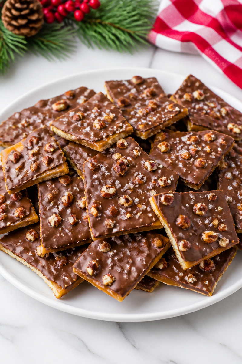 Saltine Cracker Toffee Christmas Crack