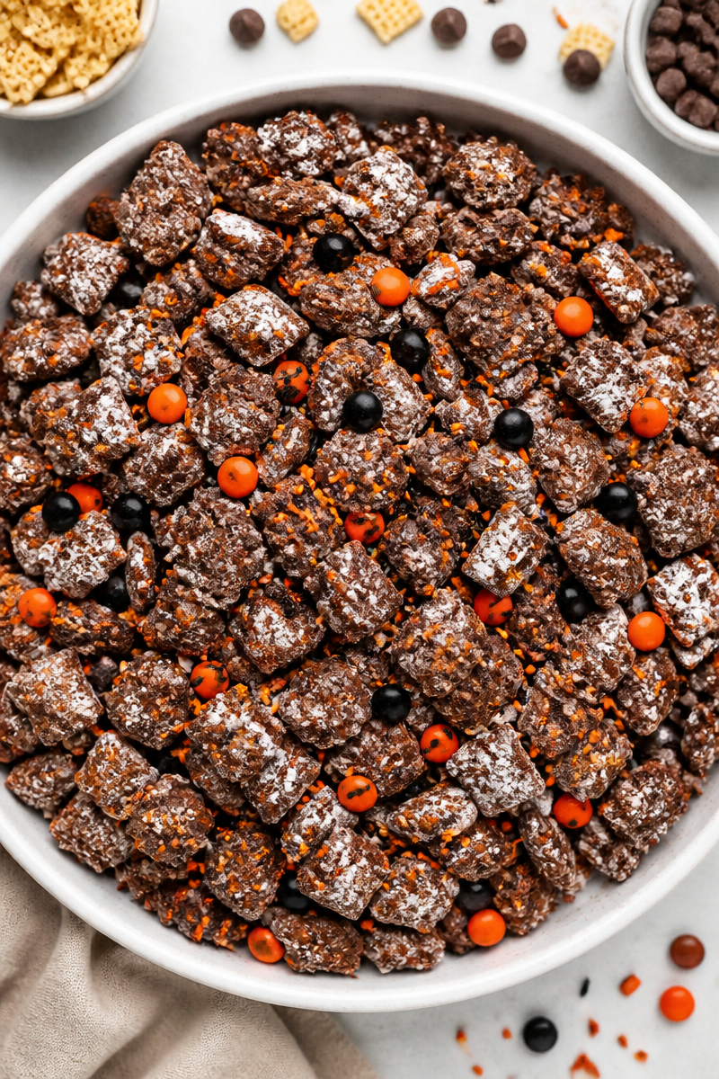 Halloween Puppy Chow Muddy Buddy Mix