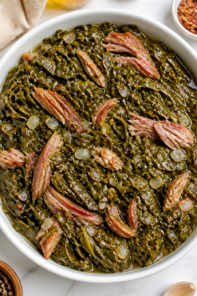 Southern Smoked Turkey Collard Greens