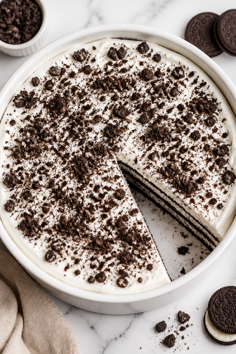 Easy Oreo Icebox Cake Dessert