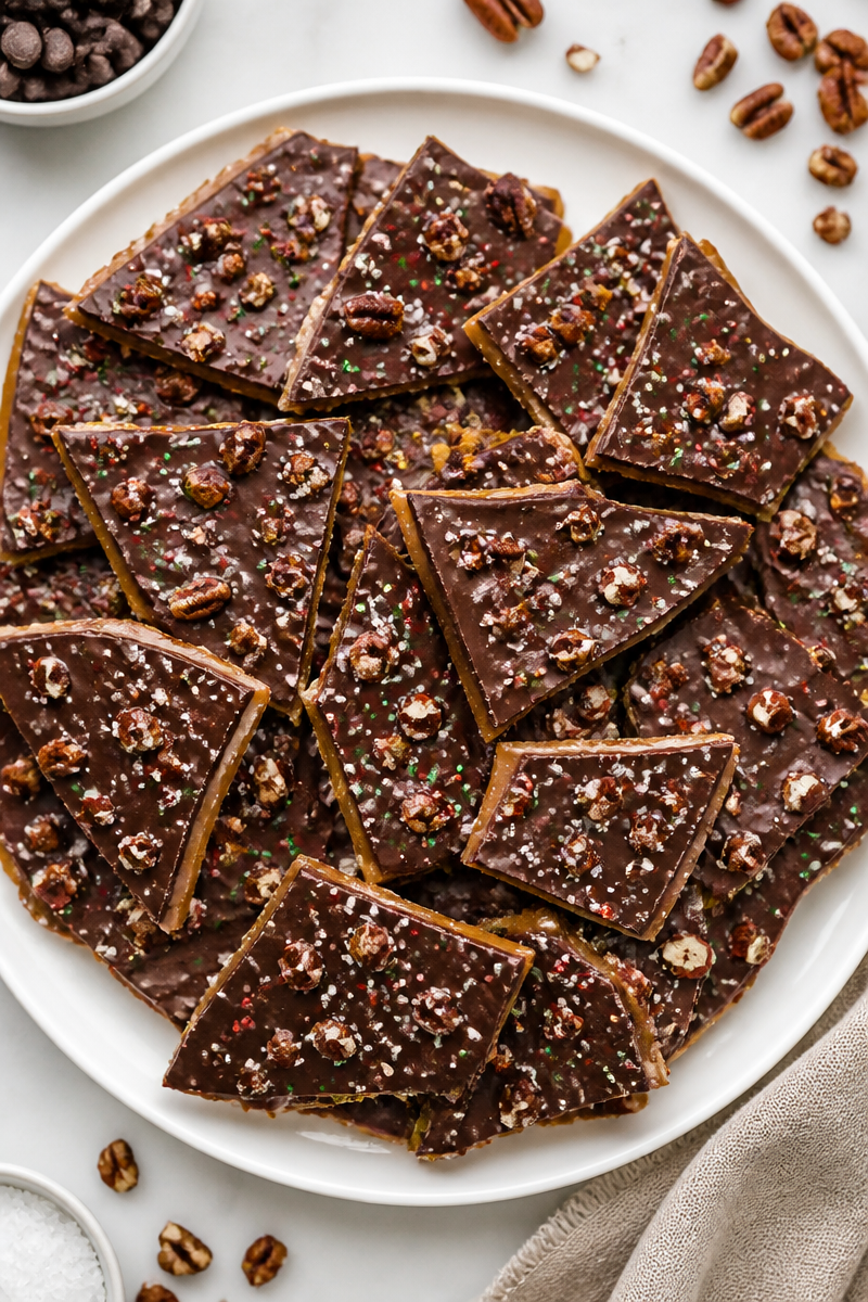 Saltine Cracker Toffee Christmas Crack