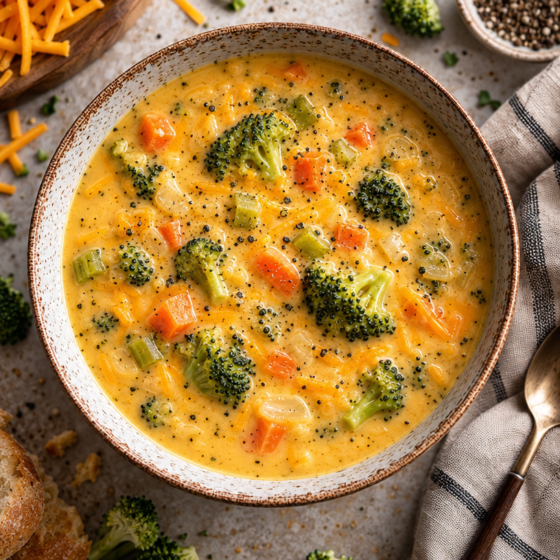 Copycat Panera Broccoli Cheddar Soup Recipe