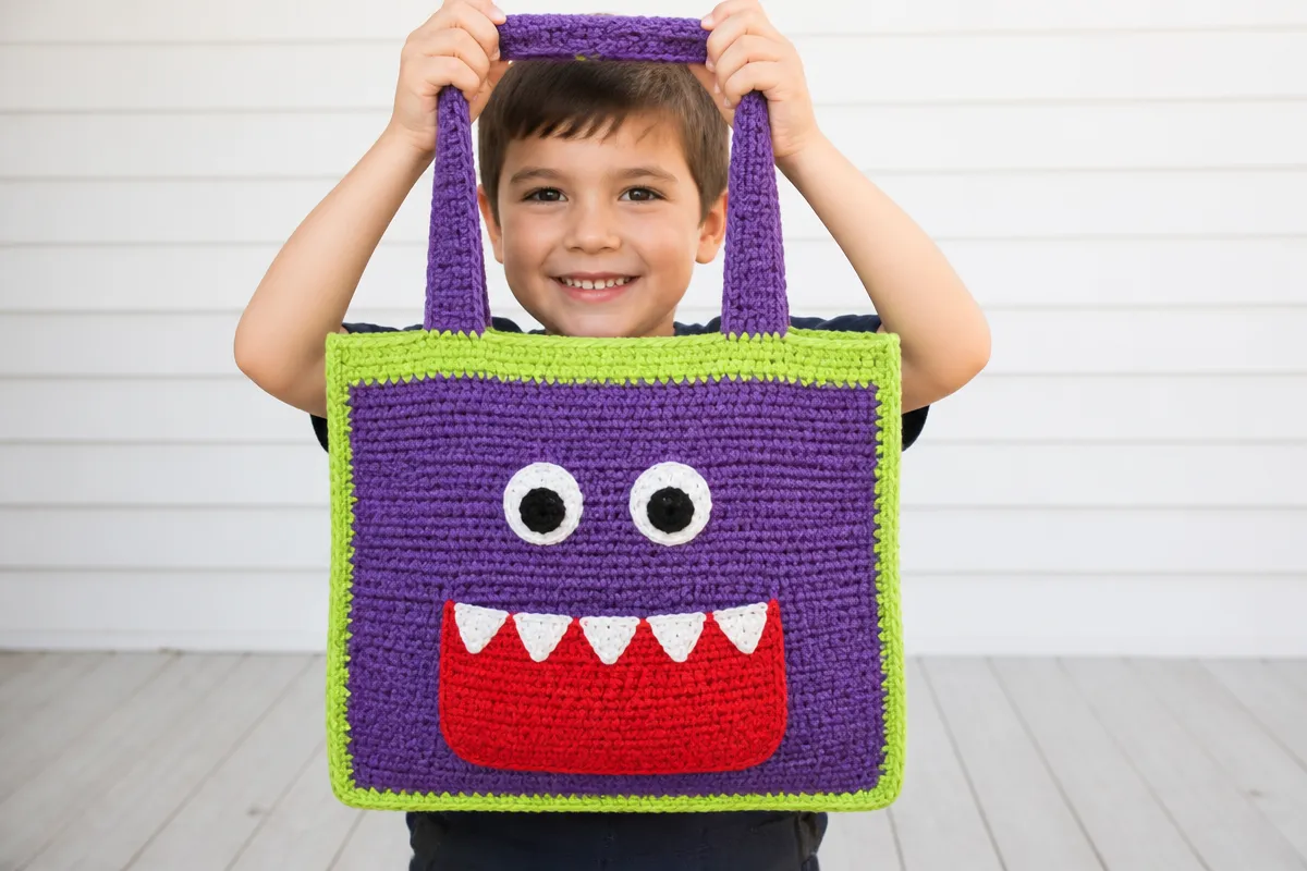 'Monster Ate My Homework' Tote Pattern