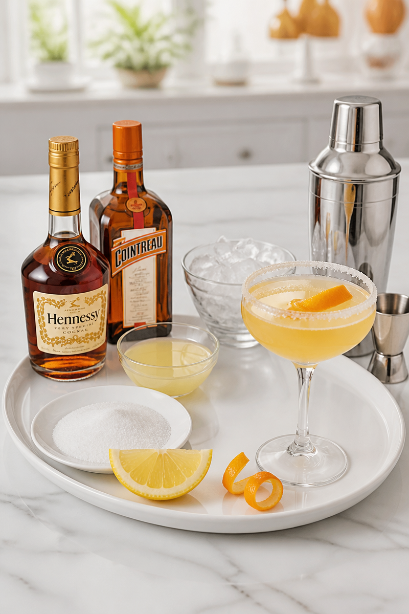 Easy Classic Sidecar Cocktail Recipe