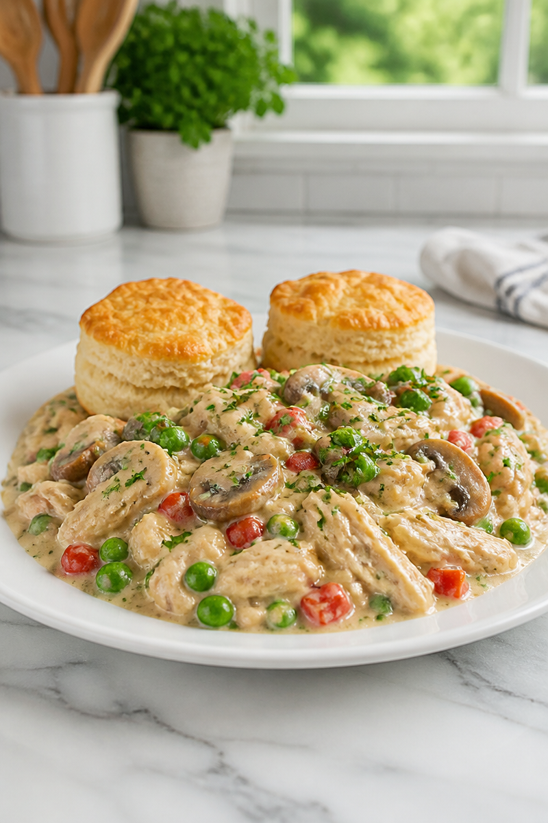 Easy Chicken A La King Dinner