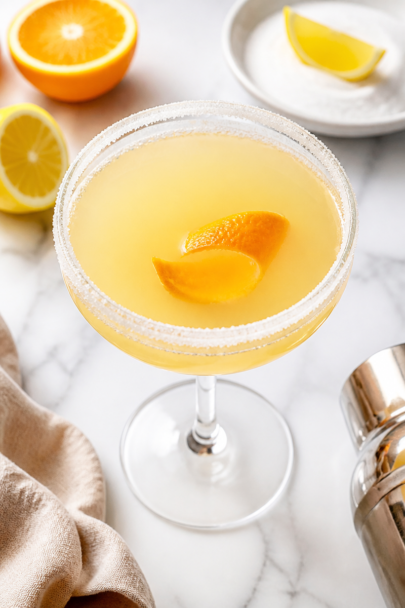 Easy Classic Sidecar Cocktail Recipe