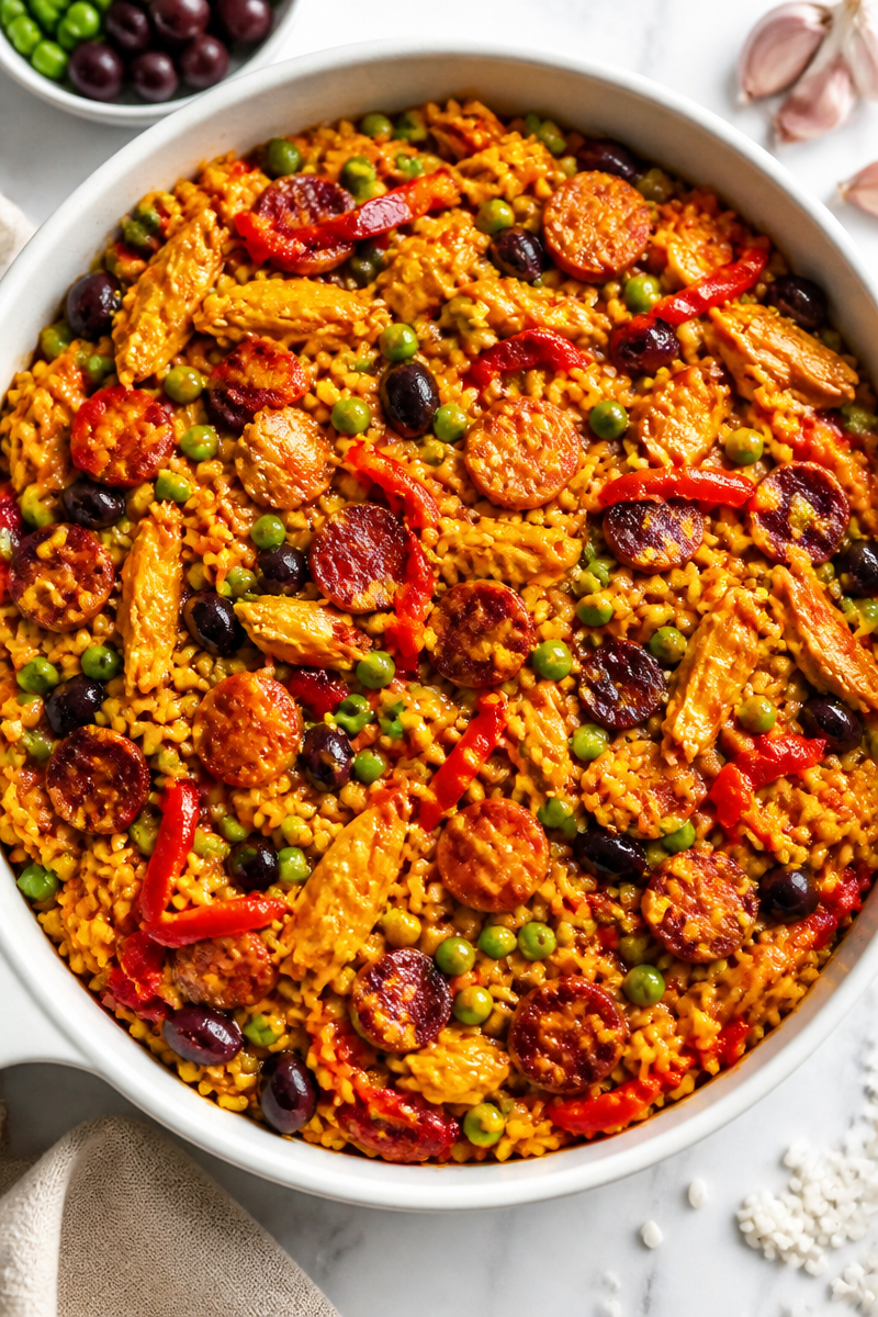 Classic Christmas Eve Chicken Paella