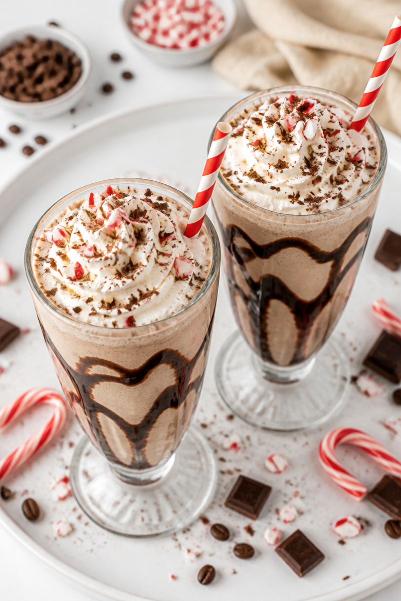 Easy Frozen Christmas Mudslide Cocktail