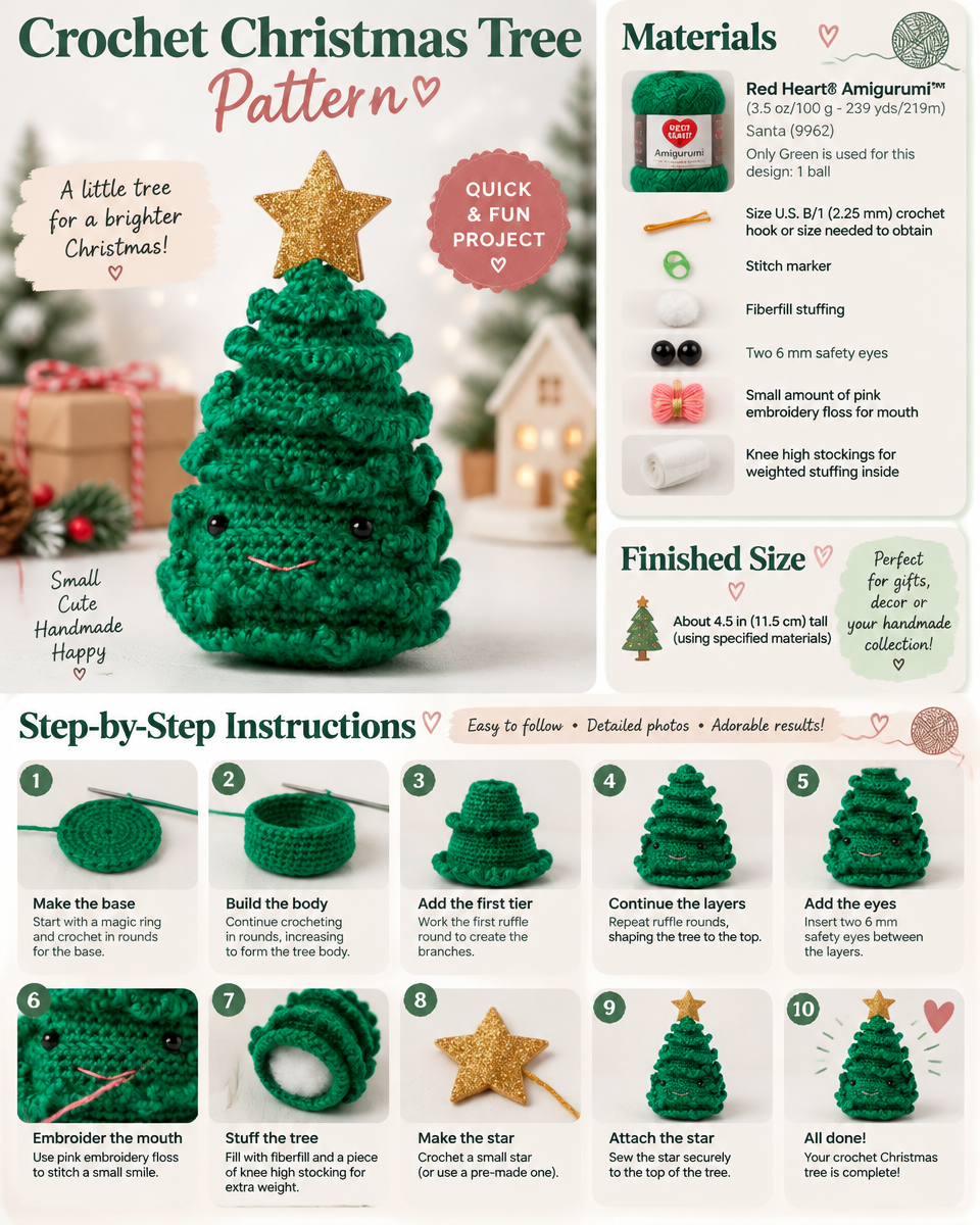 Cozy Crochet Christmas Tree Pattern