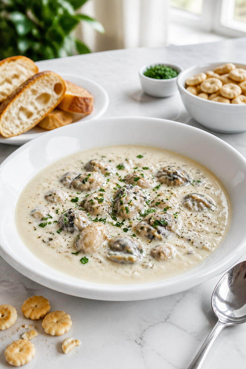 Classic Christmas Eve Oyster Stew