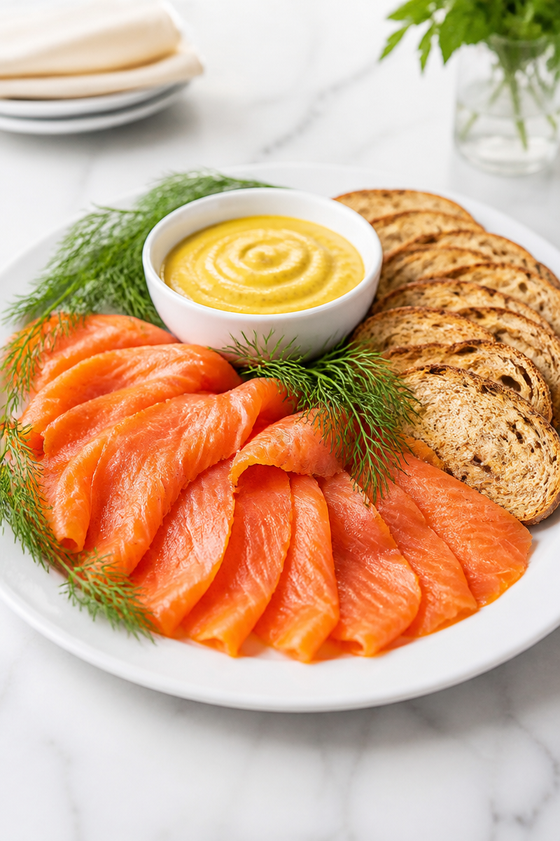 Easy Homemade Gravlax Holiday Appetizer