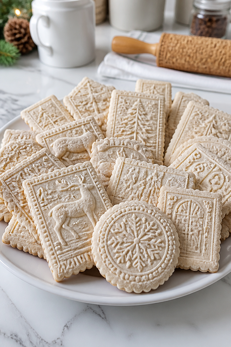 Classic German Springerle Christmas Cookie