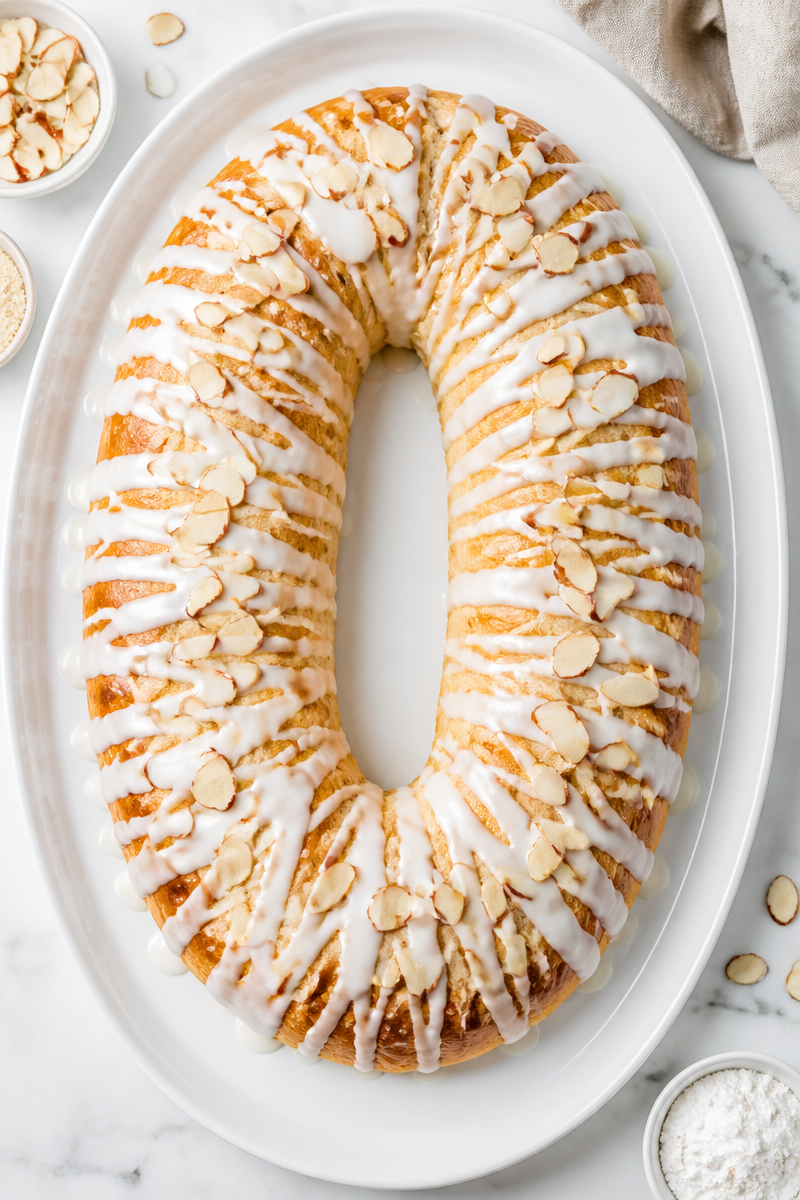 Classic Almond Kringle Christmas Morning Pastry