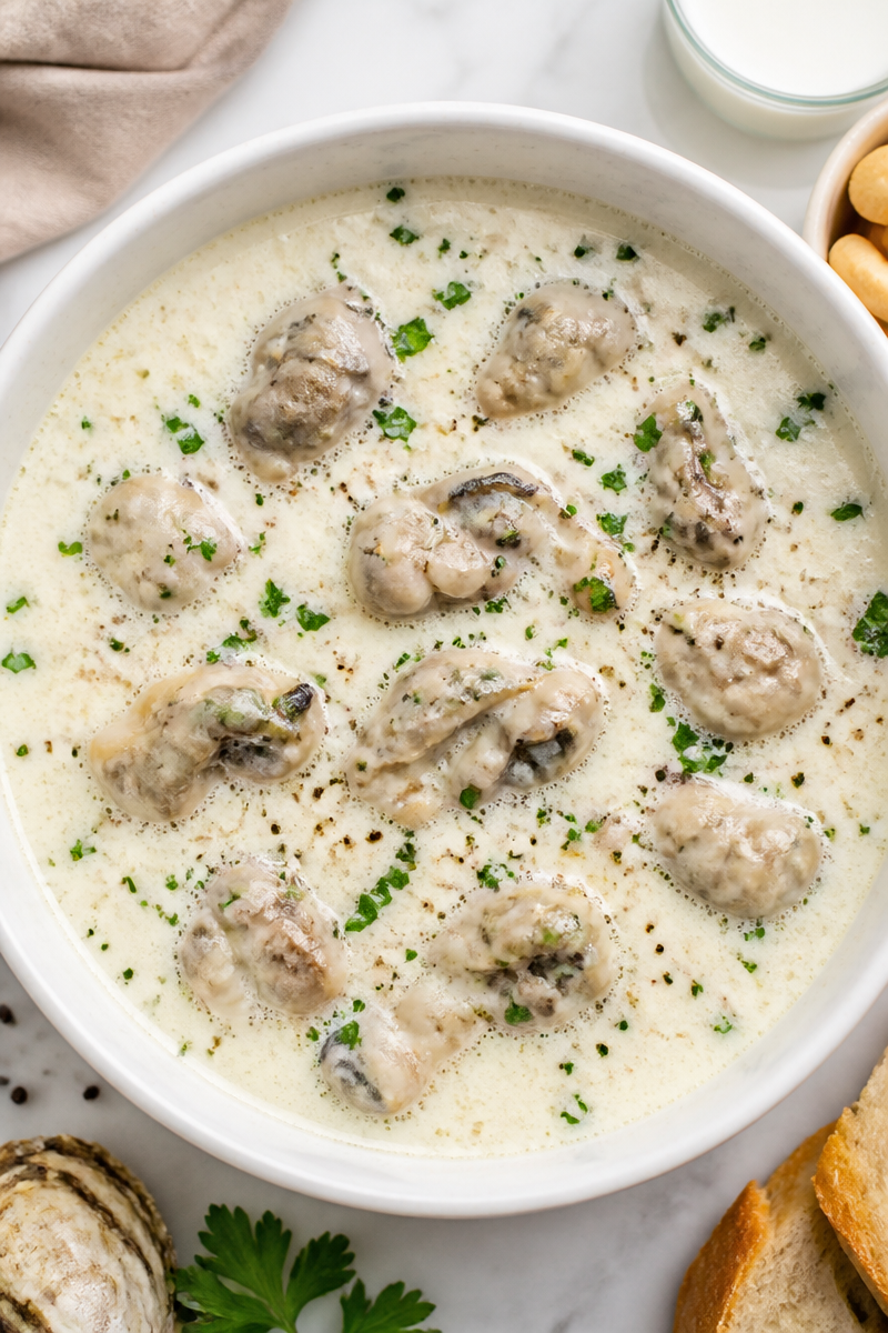 Classic Christmas Eve Oyster Stew