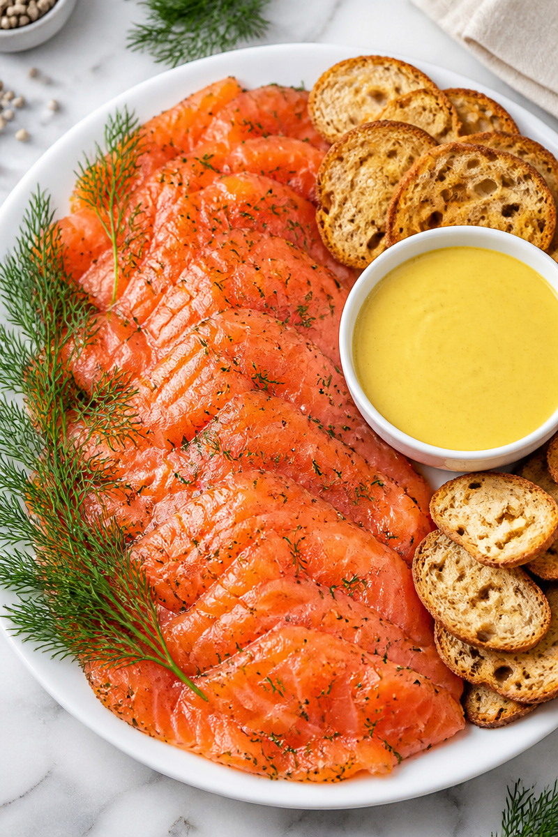 Easy Homemade Gravlax Holiday Appetizer