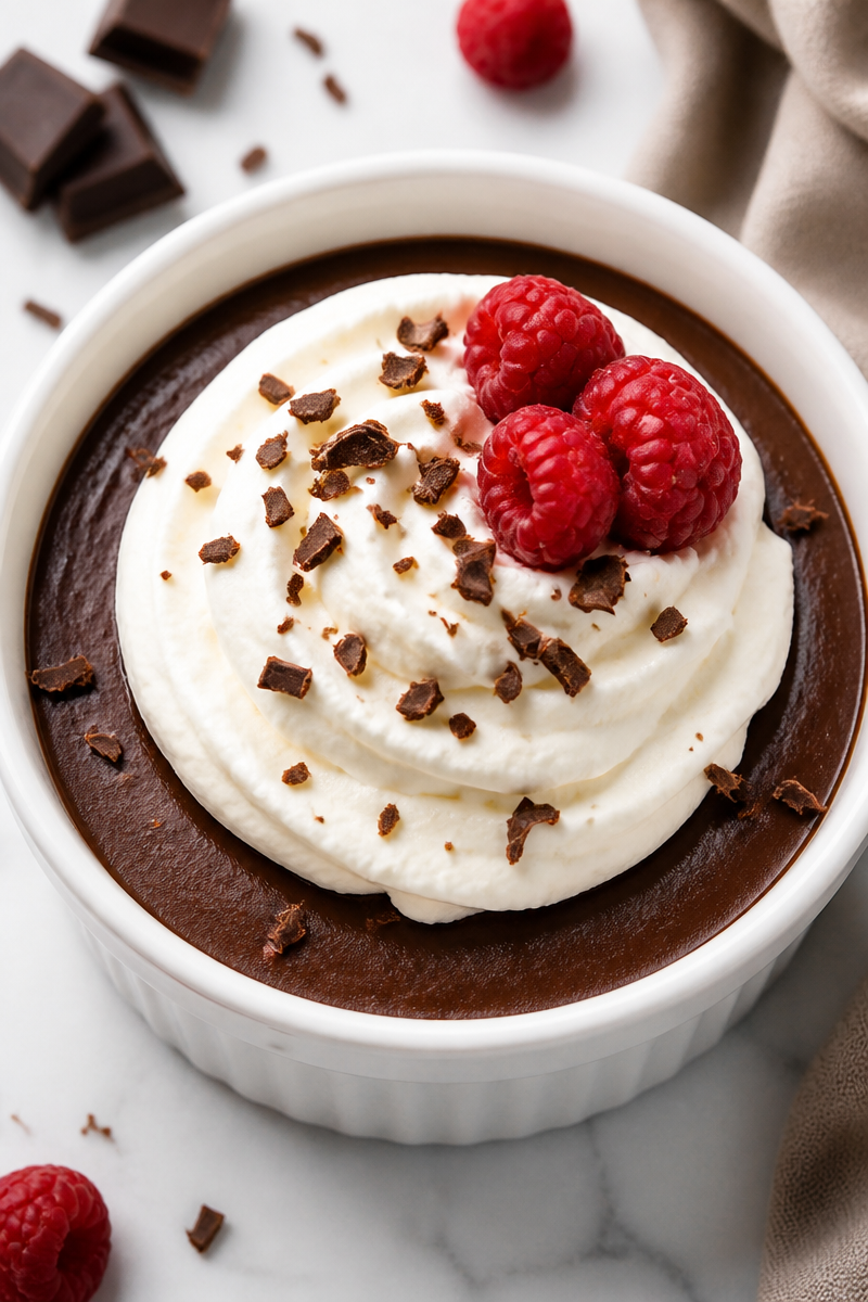 Classic Chocolate Pot De Creme Dessert
