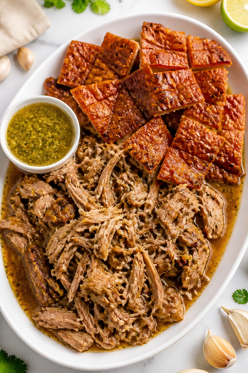 Classic Cuban Mojo Roast Pork Dinner