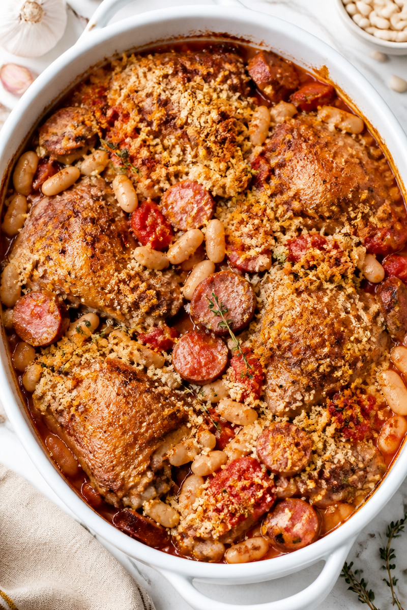 Classic French Cassoulet Holiday Dinner