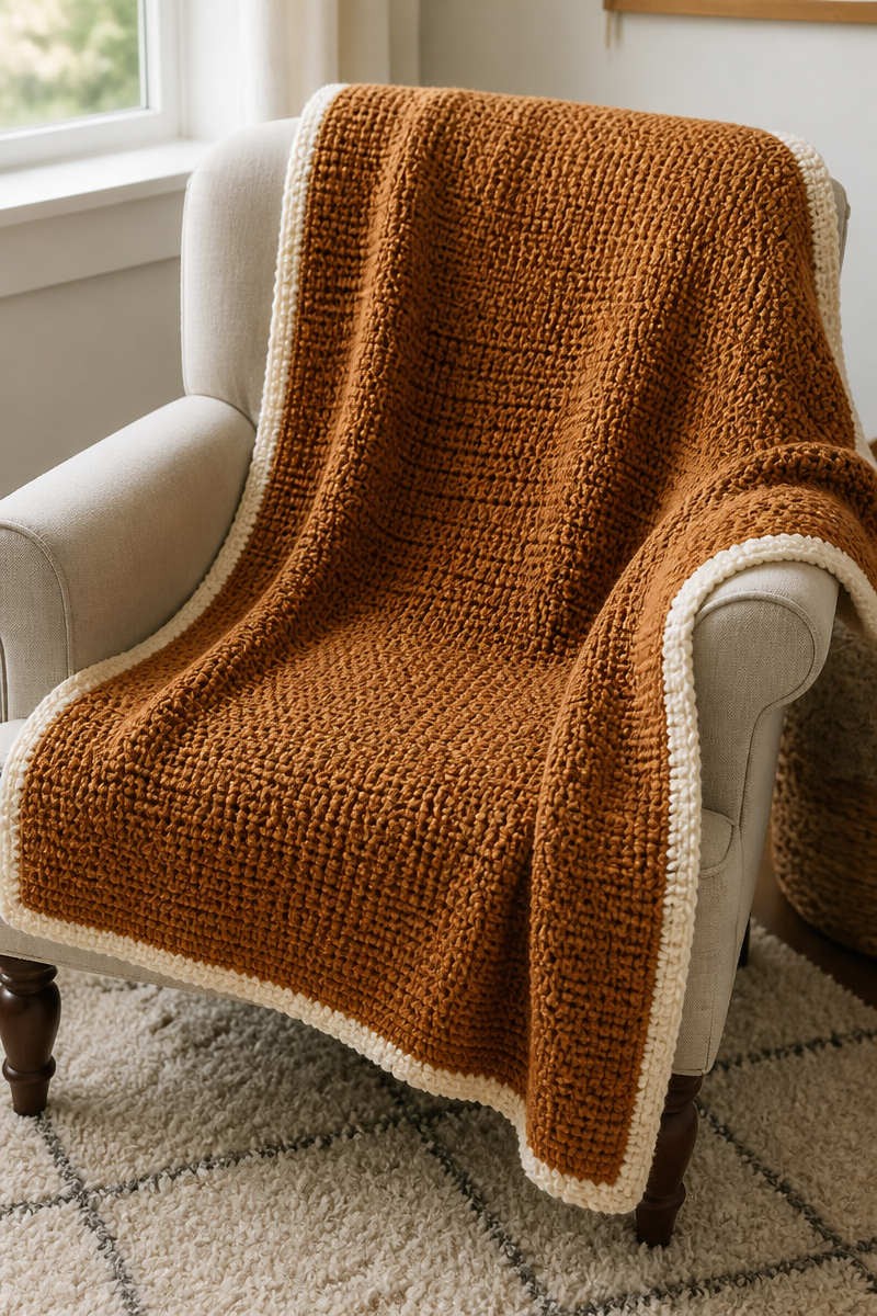 Crochet Pecan Pie Hdc Blanket