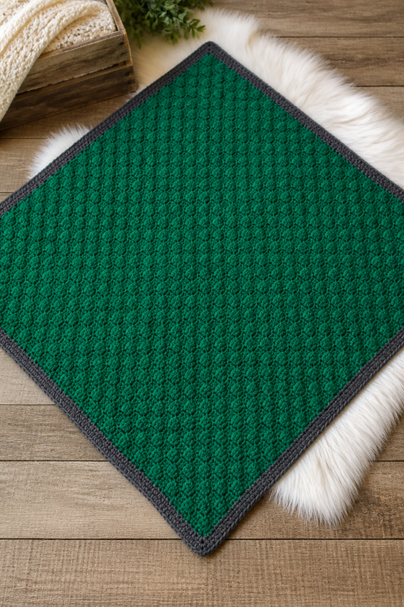 Crochet Bubbling Cauldron C2C Baby Blanket