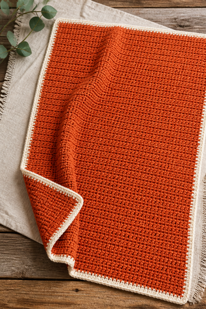 Crochet Sweet Potato Baby Blanket