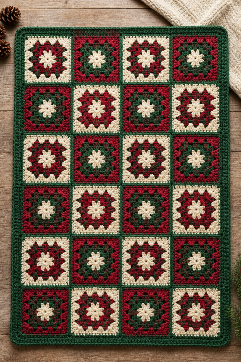 Crochet Little Elf Granny Baby Blanket