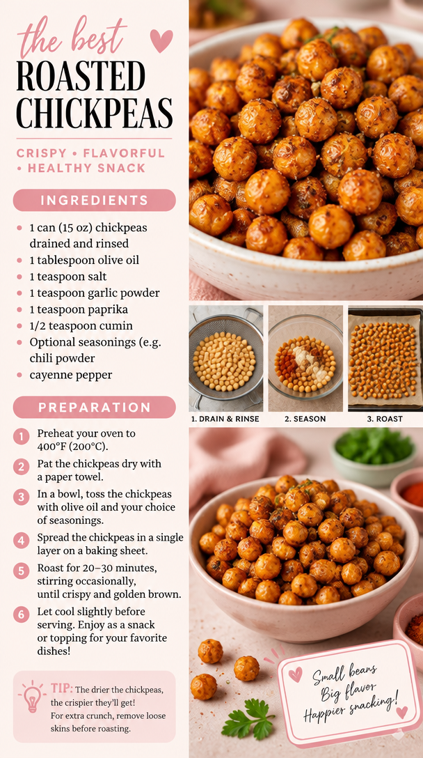 The Best Roasted Chickpeas