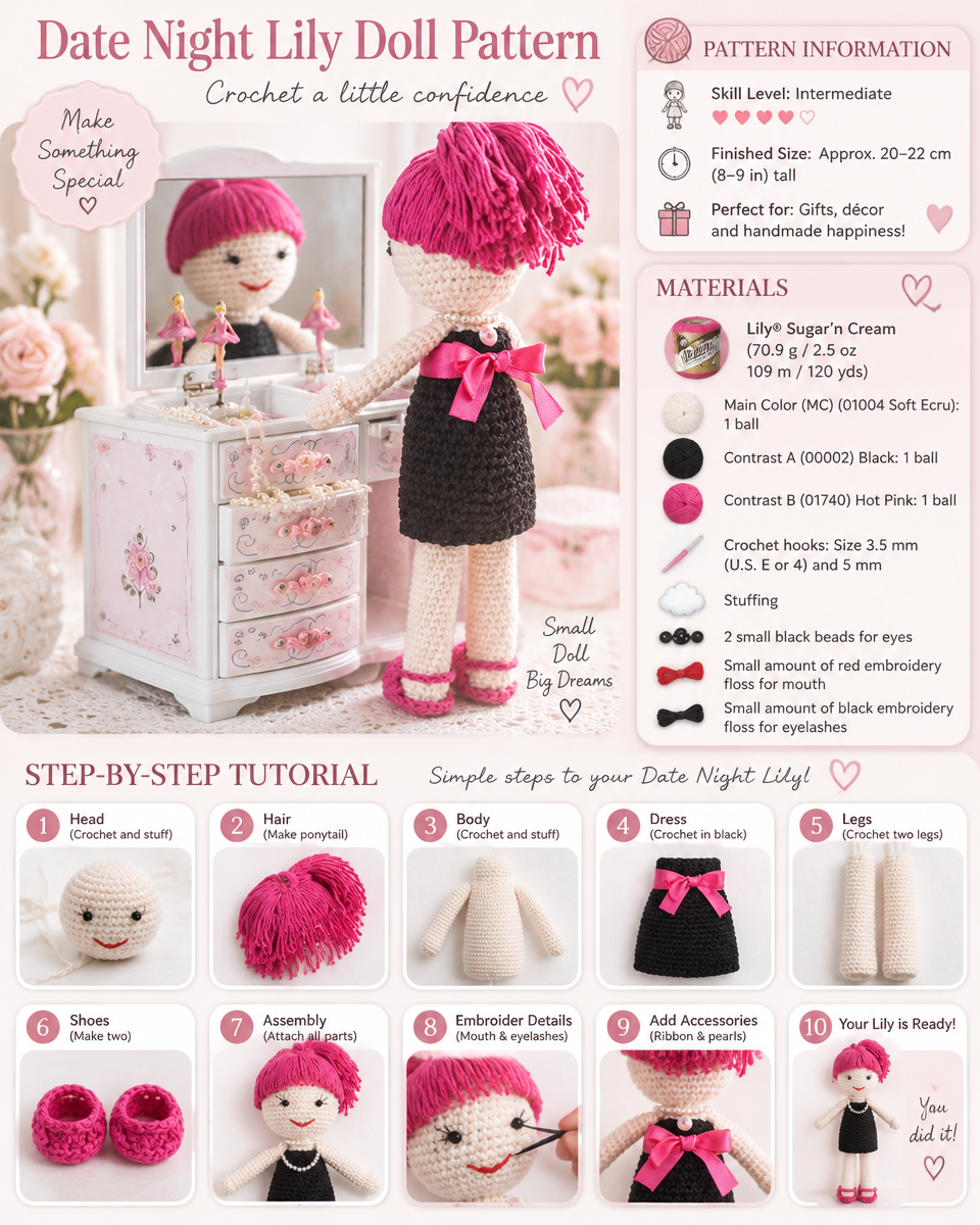 Date Night Lily: A Doll Pattern