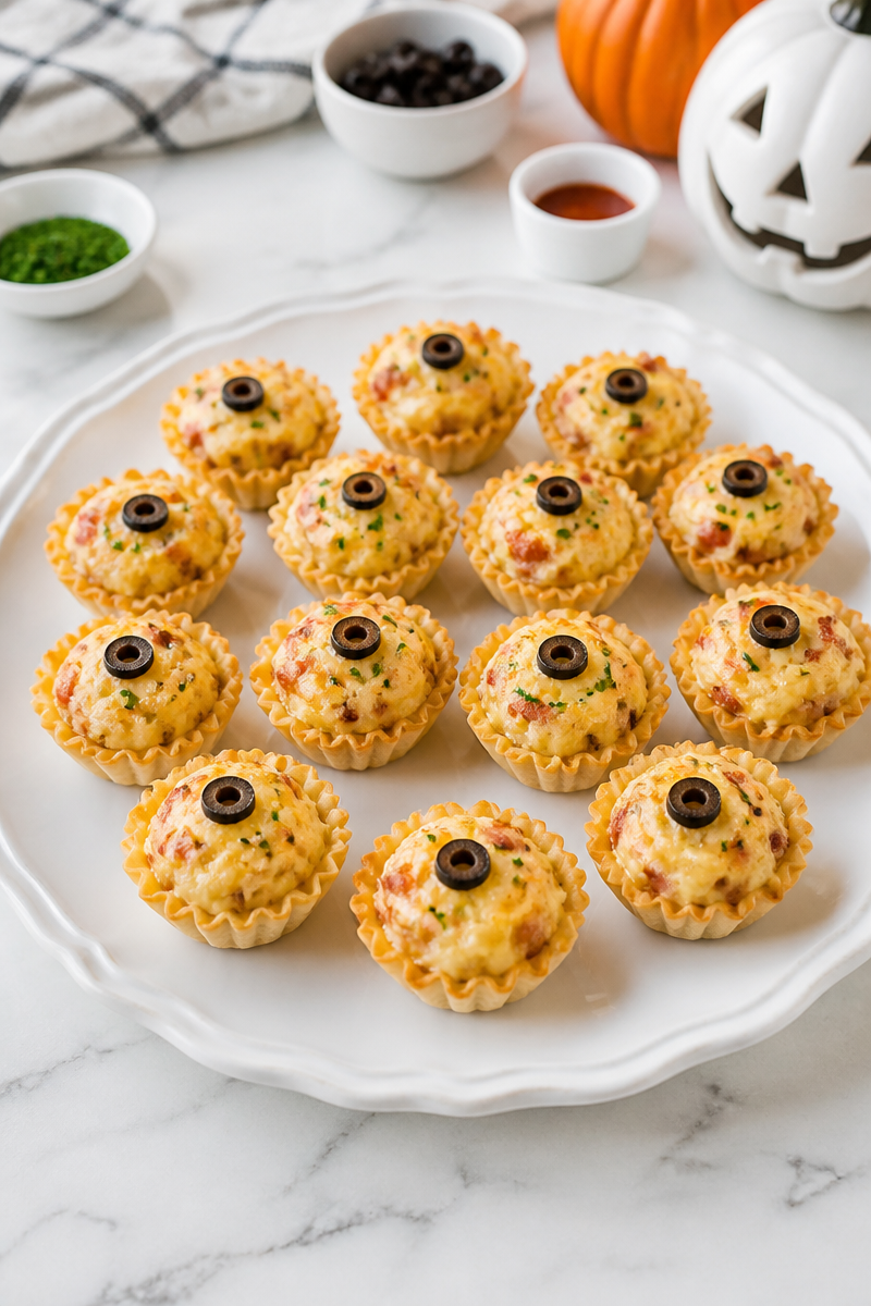 Easy Halloween Phyllo Cup Party Appetizer