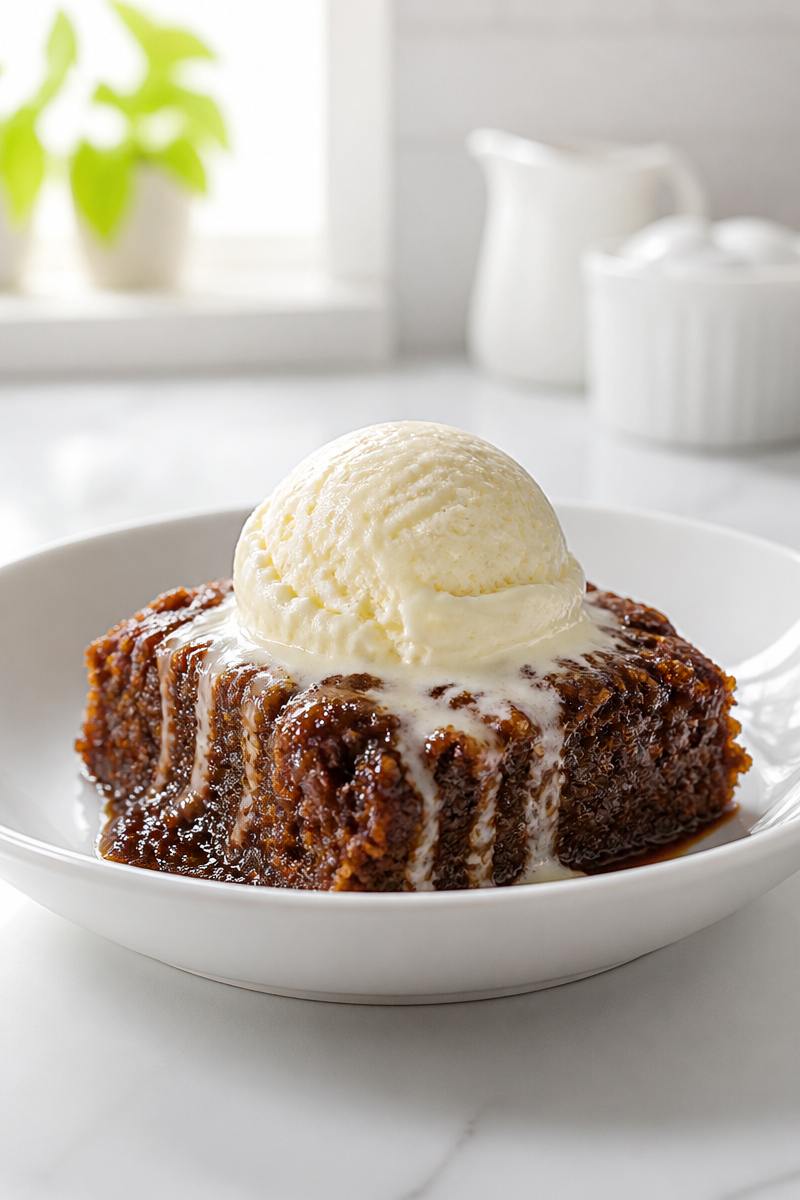 Classic New England Indian Pudding Dessert