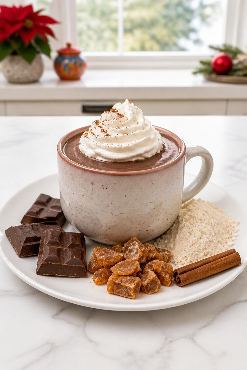 Classic Mexican Champurrado Christmas Drink