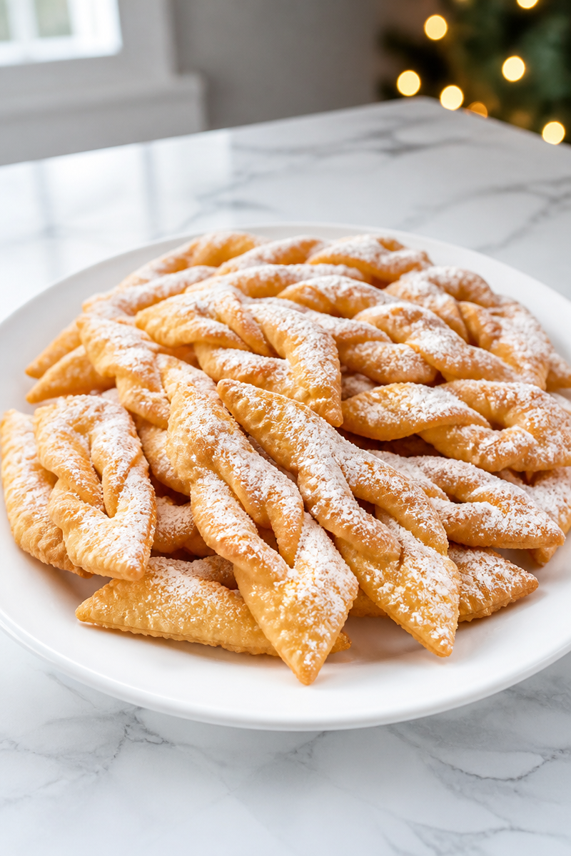 Classic Norwegian Fattigmann Christmas Cookie