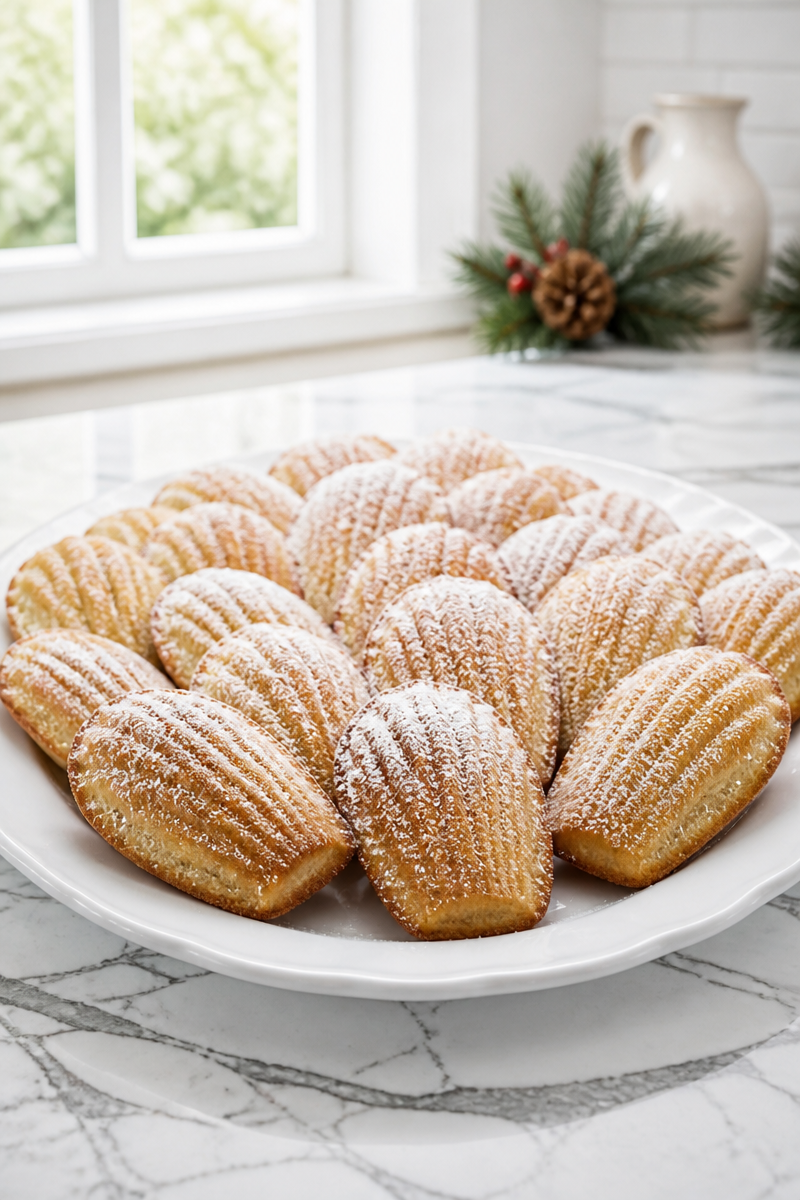 Classic French Madeleine Christmas Cookie